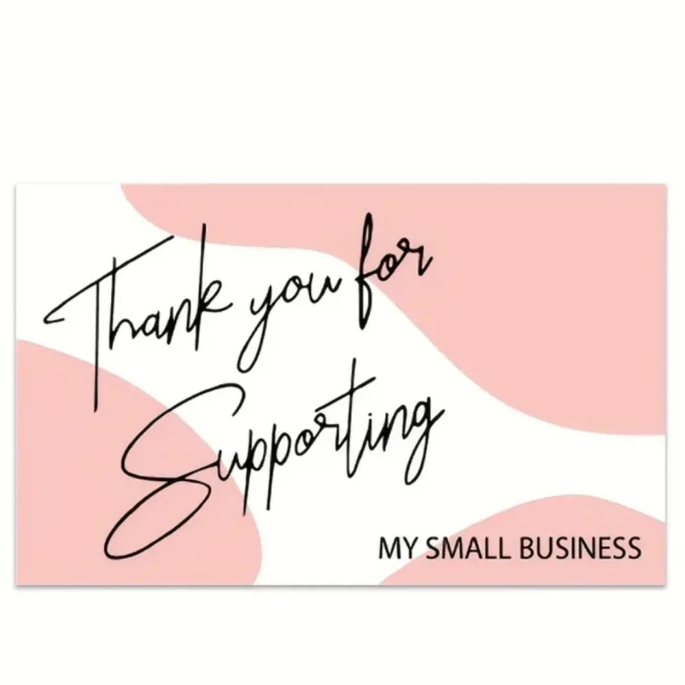 50 Thank Thank You Business Cards
